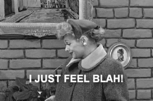 Image result for i love lucy gif blah