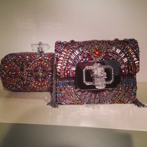 gorgeous embellished marchesa evening bags via