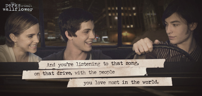 What’s your driving song? The Perks Of Being A Wallflower is now available on iTunes!http://bit.ly/PerksMovie_iTunes