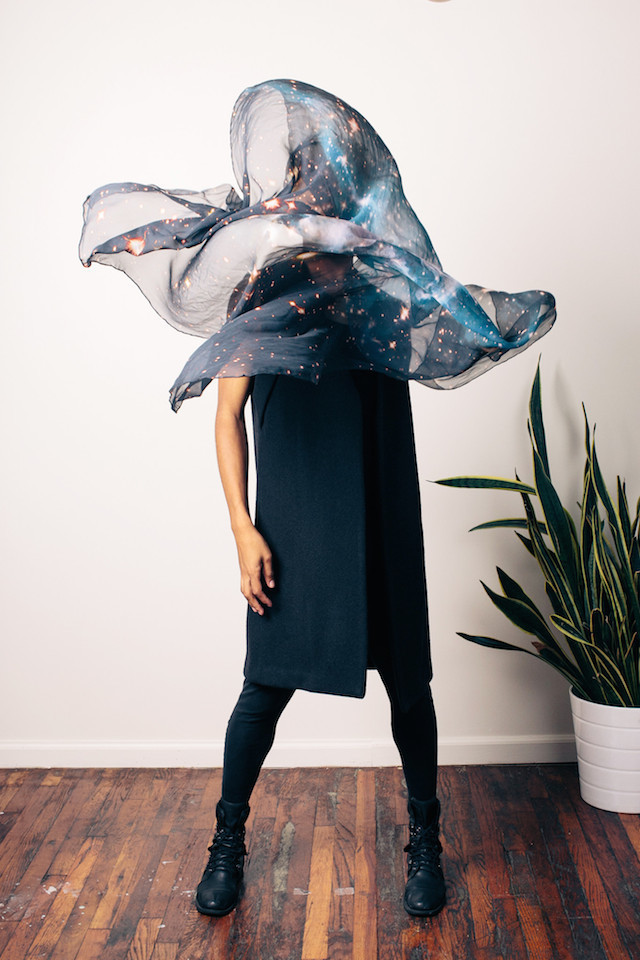 (via Designer Uses Open-Source NASA Hubble Telescope Images For Her Line Of Fantastically Ethereal Silk Scarves)