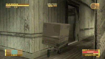 Caja de cartón Metal Gear Solid 4: Guns of the Patriots