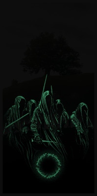 The Lord of the Rings - The Fellowship of the Ring by Marko Manev (Glow in the Dark Layer)