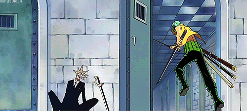 Image result for zoro lost gif