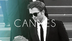 
Robert Pattinson Alphabet /// Cannes International Film Festival 
