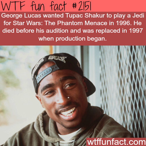 Tupac Shakur Jedi for Star Wars - WTF fun facts