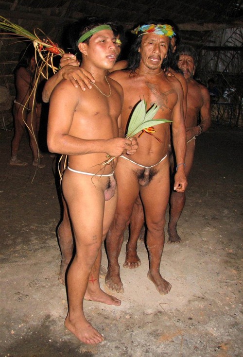 hotethnicmen: Amazonian naked tribes….Follow the hottest Ethnic Men…www.hotethnicmen.tumblr.com 