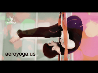 Acrobatic Aerial Yoga©. AeroYoga® is the only method where join arts & therapy, acrobatics and basics , restaurative levels. From Aerial Yoga© to Aerial Pilates© AeroYoga® is the first aerial system t