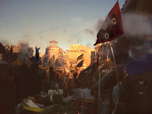 Sunrise in Maidan, self-regulated province of Kyiv ~