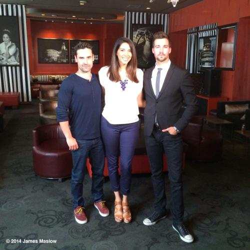 jamesmaslow:

Thanks @vivianavigil @JesseBradford and @OKTVUSA for the fun interview about #Sequestered today!@CrackleView more James Maslow on WhoSay 