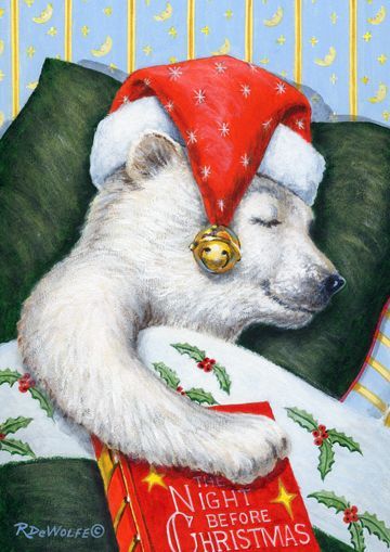 Dreaming of Christmas / Soñando con la Navidad (ilustración de Richard De Wolfe)