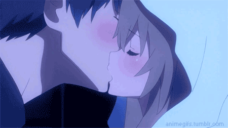 anime kiss animation gif | WiffleGif