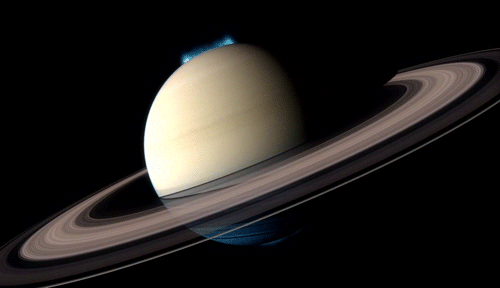 Saturn’s Aurorae animation
