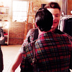noregretsjustlovecc:

bonesofklaine:

Why do I think this was unscripted? Well we know how good Darren and Chris are when it comes to acting so if the script would have said “Blaine kisses Kurt’s cheek”, Chris would have made a tiny little pause to make the kiss visible, but nope, he goes directly for the hug and Blaine /Darren takes the opportunity to kiss his cheek, i’m not saying it was another unscripted kiss, but yeah that’s kind of what i’m saying.


