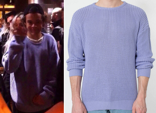 Harry wore this pullover sweater recently in Christchurch, NZ (10th October 2013)
American Apparel - £66 (colour Beni Imo)