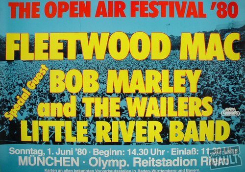 1980 festival poster -Fleetwood Mac 