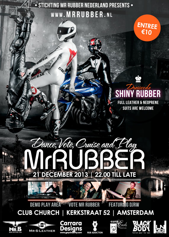 in cooperation with coolpictures I made ​​this flyer for a very special event. December 22th | Club Chruch Amsterdam | Strict drescode: Rubber! :D
