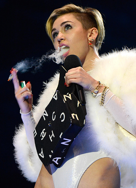 Miley Cyrus smoked a joint during her MTV European Music Awards (EMAs) performance&#8230;There’s your story. Why? Why does she do anything? Because she could&#8230;It was Amsterdam&#8230;Because she loves weed. Because she’s “just being Miley.”