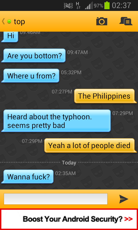 grindr update for android