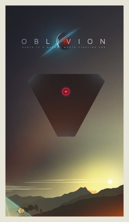 Oblivion Tribute Poster by Ciaran Monaghan