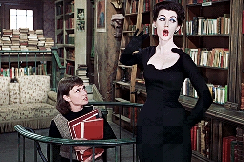 Audrey Hepburn and Dovima in Funny Face
