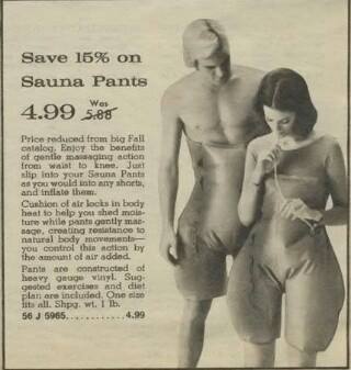 brb investigating sauna pants