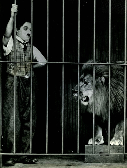 Charlie & one of his co stars in The Circus c.1928 