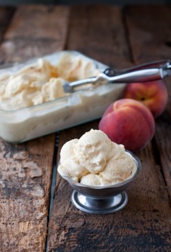 elorablue:

Grilled Peach Ice Cream
