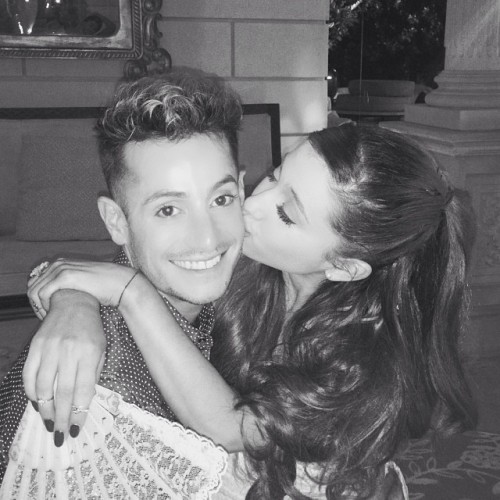 @FrankieJGrande: Again I&#8217;m the proudest bro on the planet. @arianagrande killed it today. #rightthere music video is EVERYTHING!