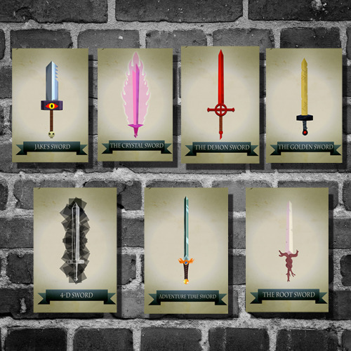 Adventure Time Swords Prints available here
Harshness