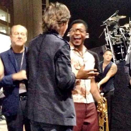 bmars-news:  "thekingjay:  Paul McCartney played my trumpet and asked me to play for him … I was honored .. Such a great night”