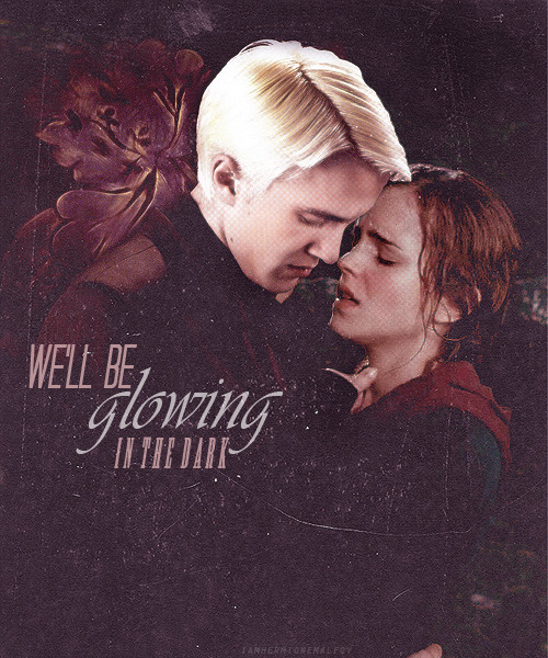 DRAMIONE. When the snake meets the lion. Image from dramioneteam.tumblr.com