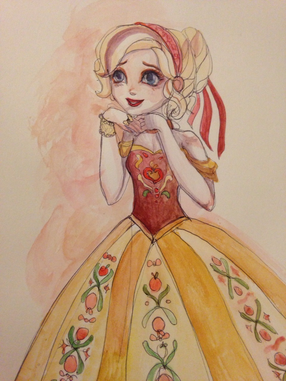 The Apple ‘anna’. Have I mentioned how much I like to draw crossovers?