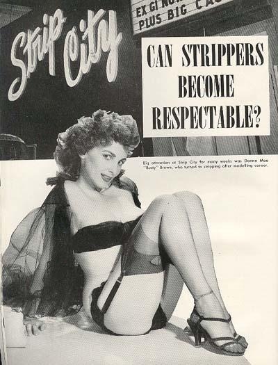 Can strippers become respectable?