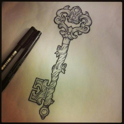 tattoo sketch #tattoo #tattoo drawing #tattoos #tattoo art #key