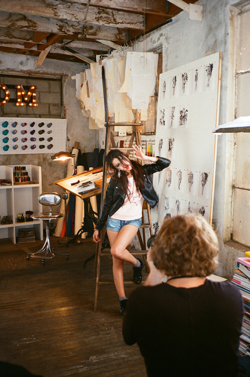 adidasneolabel:Selena Gomez on set at the Fall 2013 shoot. A new photo every day this week.Check out the Selena Gomez NEO collectionhttp://adidas.com/selenagomez