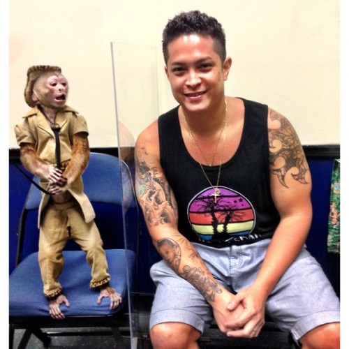 bmars-news:  "epandagram: It&#8217;s really the jungle today. Lol, just monkeying around. #lilpanda loved this pic too. He wants one! #moonshinejungletour&#8221;