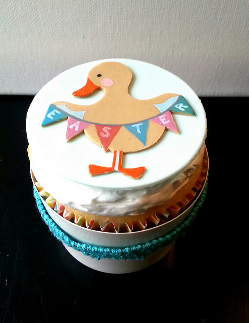easter duck cupcake by death by cupcake on flickr.from the...