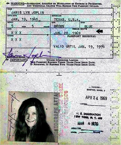 (via 22 Words | Photo pages from vintage celebrities’ passports [14 pictures])
