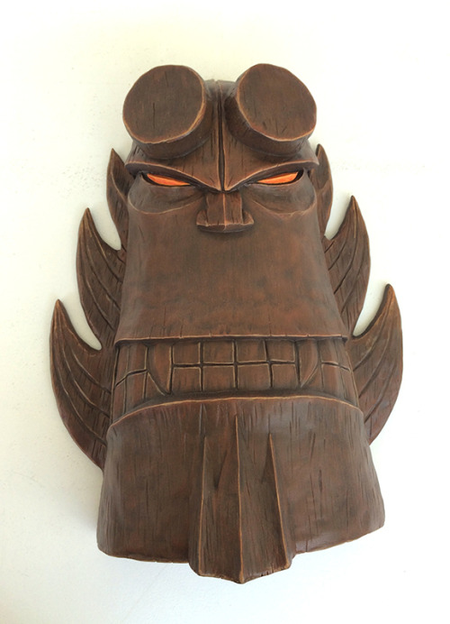 Hellboy Mask by Eric Tan