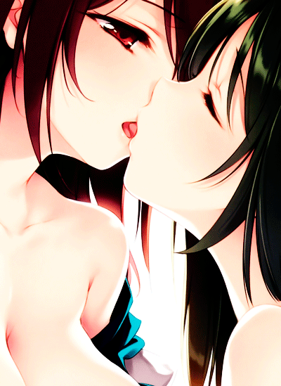 anime kiss anime gif | WiffleGif