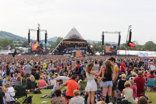 the Pyramid Stage