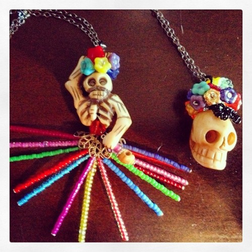Hot off the press (pliers)! #rainsembellishments #dayofthedead #diadelosmuertos