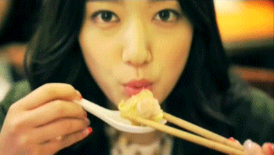 Risultati immagini per Eating korea gif