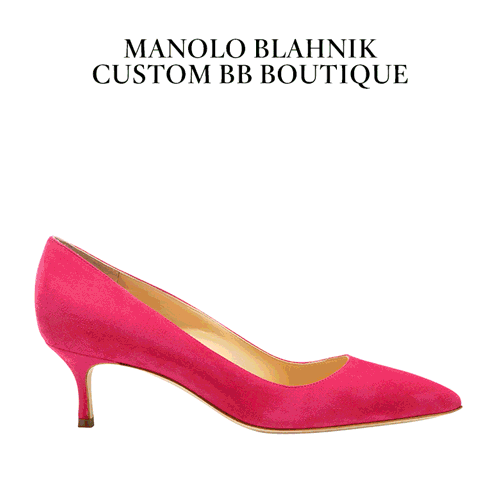 Custom Manolo Blahnik BBs. The possibilities are endless. 