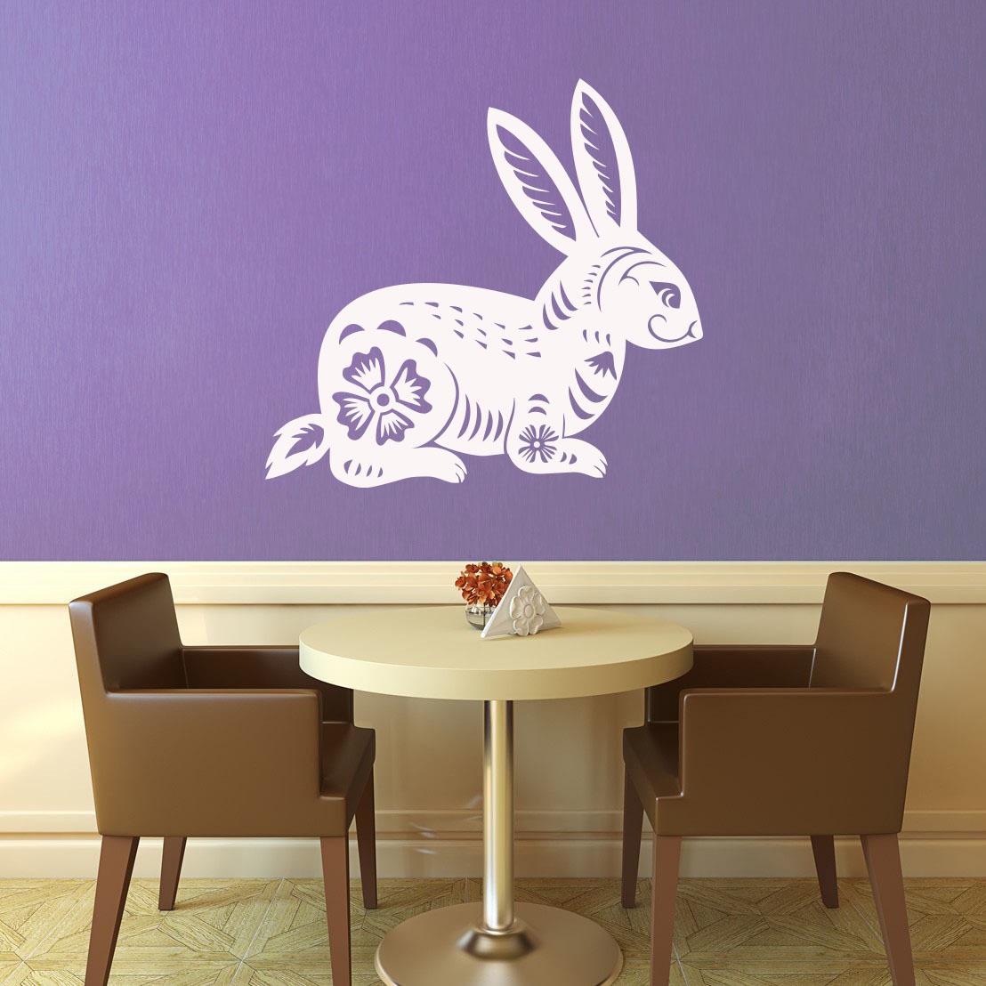 Rabbit Wall Decal by Don&#8217;t Quote Me on Etsy