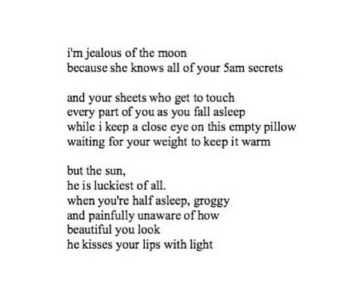 love quote text quotes you moon The Sheets secrets fall all jealous ...