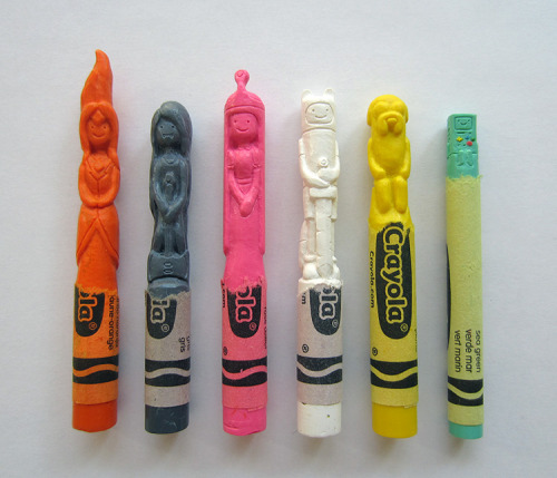 hqtran: Adventure Time carved crayons