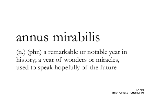 Annus Mirabilis - Latin