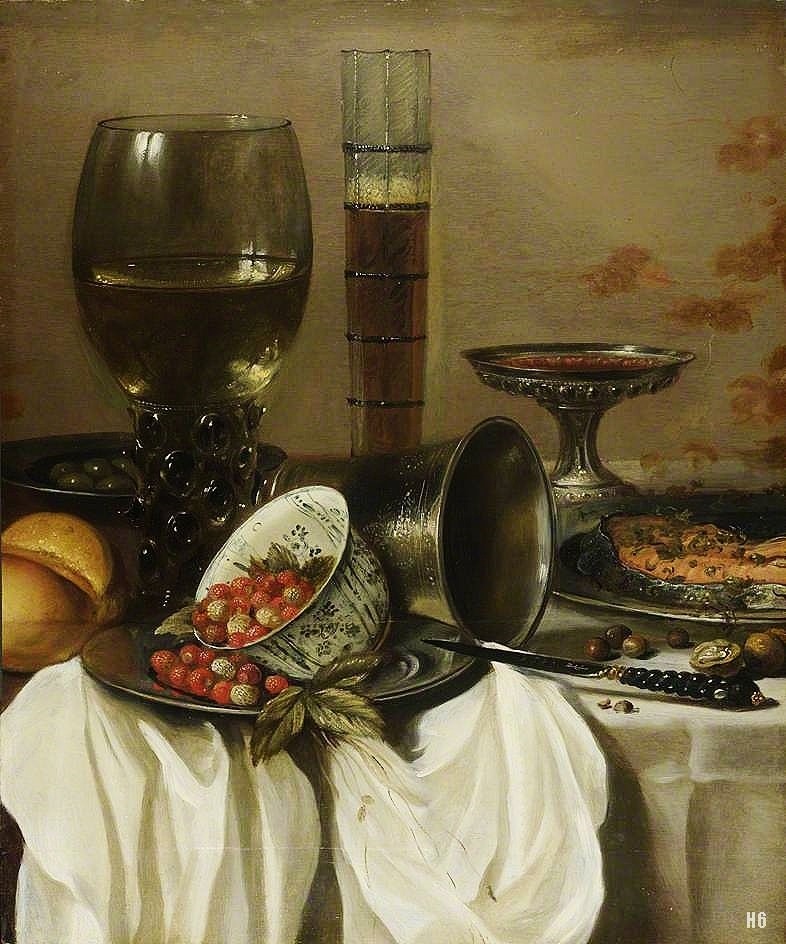 Sill Life with Drinking Vessels. 1649. Pieter Claesz. Dutch. 1579-1660. oil /canvas.
http://hadrian6.tumblr.com