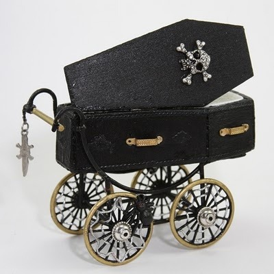 gothic baby carriage
